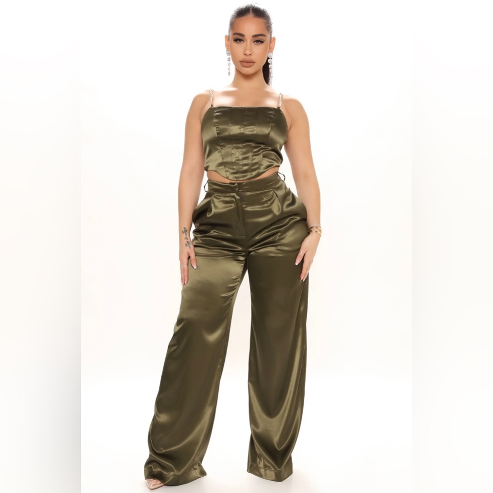 Zola Satin pant set